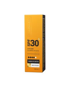 Pharmagal Losion za zaštitu od sunca SPF30 200 ml - kombinacija kemijskih i mineralnih UV filtera omogućuje učinkovitu i kvalitetnu zaštitu.