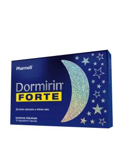 PharmaS Dormirin FORTE 10 vegetalnih kapsula