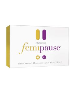 PharmaS Femipause kapsule A60 - prirodni proizvod jedinstvene kombinacije sastojaka za ublažavanje menopauzalnih tegoba.