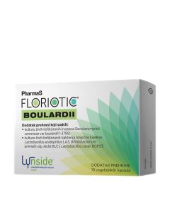 PharmaS Floritic Boulardii probiotik 10 kapsula