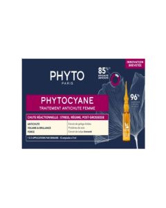 PHYTOCYANE tretman protiv reaktivnog ispadanja kose za žene 12x5ml ampule 