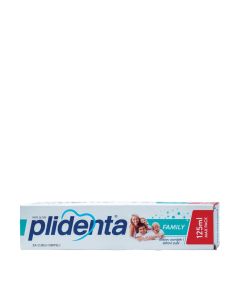 Plidenta Family pasta za zube 125 ml - medicinski dokazano pruža potpunu njegu i zaštitu zuba. Sadrži fluor koji uklanja plak i neugodan zadah te vraća prirodnu bjelinu zuba.