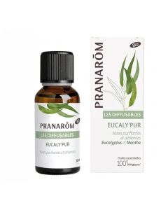 PRANAROM EUCALY PUR mješavina za difuzer 30 ml - Osvježavajuća mješavina eteričnih ulja koja momentalno daje osjećaj disanja punim plućima.