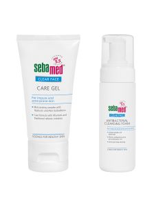 Sebamed Clear face gel za njegu lica 50 ml + GRATIS Clear face antibakterijska pjena za pranje 150 ml - njega problematične kože.