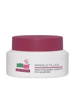 Sebamed ANTI-AGEING Wrinkle filler krema 50 ml - vrlo učinkovit hijaluronski kompleks učinkovito povećava hidrataciju kože i vidljivo smanjuje čak i izražene bore. 