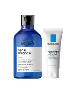 La Roche-Posay x L’Oréal Professionnel Sensi rutina  - Toleriane sensitive krema +  Sensi Balance šampon [POKLON uz kupnju Absolut Repair ulje]