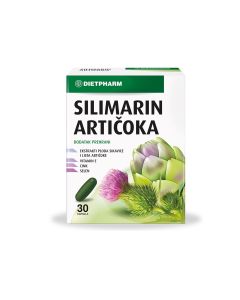 Dietpharm SILIMARIN+ARTIČOKA KAPSULE Á 50