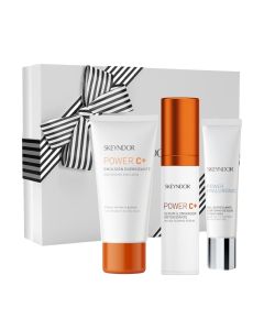 Skeyndor POWER C+ set za mješvitu do masnu kožu Power C+ emulzija 50 ml + Power C+ serum 30 ml+ Power Hyaluronic gel za područje oko očiju 15ml