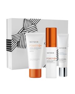 Skeyndor POWER C+ set za normalnu do suhu kožu Power C+ krema 50 ml + Power C+ serum 30 ml+ Power Hyaluronic gel za područje oko očiju 15ml