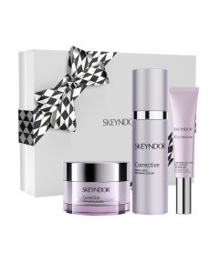 Skeyndor Set CORRECTIVE za suhu kožu krema 50 ml + serum 30 ml + Corrective krema za područje oko očiju 15 ml - Za korekciju dubokih bora i mimičkih bora.