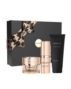 Skeyndor Set TIMELESS krema 50 ml + krema oko očiju 20 ml+ losion za tijelo 100 ml - Luksuz i znanost spajaju se kako bi stvorili ovaj čudesni ultra-anti-age set, s više od deset snažnih aktivnih sastojaka.