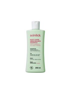 Skinlick Root Cause Sebum Balance Shampoo je blagi šampon za regulaciju masnog vlasišta koji tretira perut, dok istovremeno ne isušuje normalnu ili suhu vlas kose.