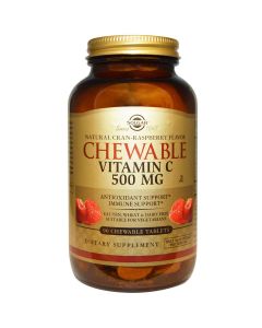 Solgar Vitamin C 500 mg za žvakanje, okus naranče