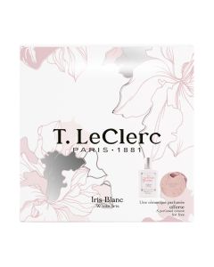 T.LeClerc WHITE IRIS PARFUM SET - 1 LE PARFUM POUDRÉ IRIS BLANC 50 ml + 1 GRATIS Iris Blanc mirisna keramika.