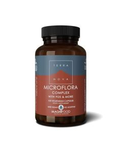TerraNova Mikroflora kompleks probiotici 100 kapsula -  Učinkovitije razgrađuje hranu, pomaže u proizvodnji određenih vitamina i smanjuje kiselost u crijevima.