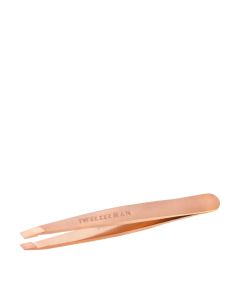 Tweezerman Mini pinceta s kosim vrhom Rose gold