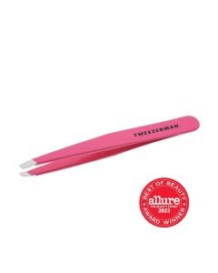 Tweezerman Pinceta s kosim vrhom Pretty in pink