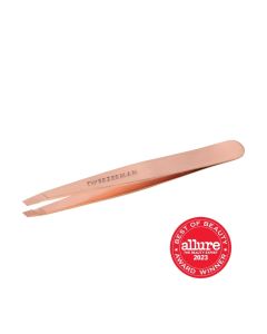 Tweezerman Pinceta s kosim vrhom Rose gold
