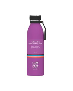 UpAp HydroActive Sport Thermo boca - 3 nijanse i 2 varijacije volumena. Boca je izrađena od kvalitetnog izdržljivog nehrđajućeg čelika te ima ručku za funkcionalan i jednostavan prijenos dok si u pokretu.