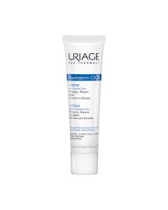 Uriage Bariederm-CICA krema 40 ml - koja prevenira nastanak ožiljaka, manje opekline od sunca, ubode komaraca, tetovaže, laserskih tretmana i uklanjanje dlačica! Bijelo plava tuba na bijeloj pozadini.