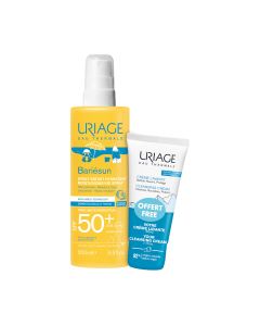 Uriage BARIESUN dječje mlijeko SPF50+ sprej 200 ml + GRATIS CREME LAVANTE pjenušava emulzija za pranje 50 ml 