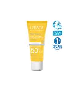 Uriage BARIESUN SPF50+ FLUID PROTIV  HIPERPIGMENTACIJA 40 ml - Barièsun kombinira visokoučinkoviti filterski kompleks i dva dermatološka patenta za zaštitu kože, sprječavanje oštećenja stanica i fotostarenje uzrokovano UVA, UVB zrakama i plavim svjetlom.