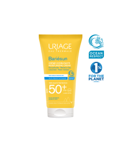 Uriage BARIESUN SPF50+ KREMA BEZ MIRISA 50 ml - novo Bariésun kombinira visokoučinkoviti filterski kompleks i dva dermatološka patenta za zaštitu kože, sprječavanje oštećenja stanica i foto-starenje uzrokovano UVA, UVB zrakama i plavim svjetlom.