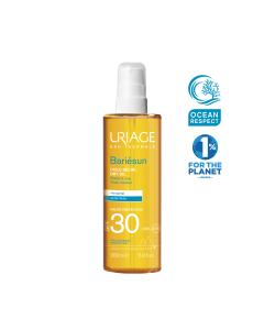 Uriage BARIESUN ULJE ZA SUNČANJE U SPREJU SPF30 200ml - Bariésun kombinira visokoučinkoviti filterski kompleks i svojstva Uriage termalne vode za zaštitu kože i sprječavanje oštećenja stanica uzrokovana UVA i UVB zrakama.