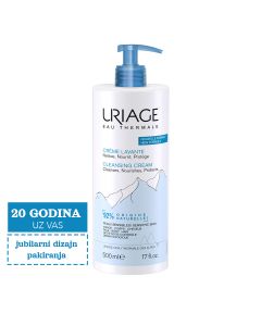 Uriage CREME LAVANTE Pjenušava emulzija za pranje 500 ml - obnavlja, umiruje, nježno čisti kožu, štiti hidrolipidni sloj, ne iritira oči, nježnog mirisa, ostavlja kožu mekom poput svile.