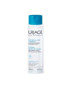 Uriage Termalna micelarna voda za normalnu do suhu kožu s ekstraktom brusnice 250 ml - savršena je za uklanjanje šminke sa svih tipova kože, čak i one najosjetljivije.