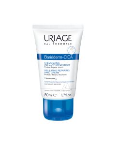 Uriage Bariederm-CICA krema za ruke 50 ml - prva krema koja izolira, obnavlja, smiruje, omekšava i njeguje vrlo suhe ruke koje su izložene svakodnevnoj agresiji i kemijskim proizvodima.