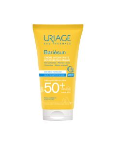 Uriage Bariesun SPF50+ krema bez mirisa 50 ml - sprječava oštećenje stanica i fotostarenje uzrokovano UVA-UVB zrakama i plavim svijetlom, optimizira fotozaštitu i sprječava isušivanje kože.