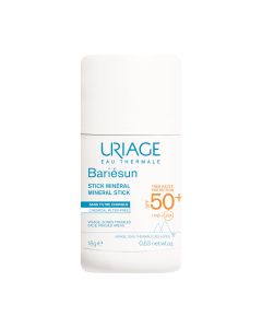 Uriage Bariesun SPF50+ Mineralni stik 18 g - sastavljen od 100% prirodnih mineralnih filtera, posebno je dizajniran kako bi pružio najvišu zaštitu osjetljivoj koži, za cijelu obitelj.