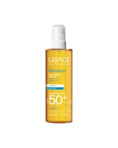 Uriage Bariesun ulje za sunčanje u spreju SPF50+ 200 ml - ovaj tretman ostavlja vašu kožu satenskom i ističe preplanuli ten svojom prolaznom, topivom i nemasnom teksturom. 