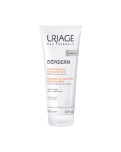 Uriage Depiderm pjenušava krema za pranje lica 100 ml - pjenušava pjena nježno čisti lice i ostavlja kožu svježom i blistavom, smanjuje vidljivost hiperpigmentacijskih mrlja.