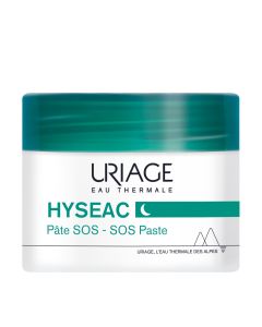 Uriage Hyseac S.O.S. pasta 15 g - suši i umiruje prištiće i kožu s aknama te obnavlja površinski sloj kože. Pasta djeluje od prve noći, ubrzavanjem procesa sazrijevanja prištića.