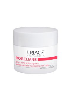Uriage Roseliane bogata krema 50 ml - zaštitna krema koja hrani i hidratizira suhu kožu sklonu crvenilu, štiti kožnu barijeru i djeluje na faktore koji uzrokuju crvenilo!