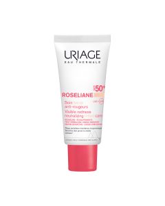 Uriage Roseliane CC krema SPF50+ 40 ml - prva krema koja kombinira vrlo visoku zaštitu od sunca i make up, prekriva crvenilo, ujednačava ten i daje mu blistavost.