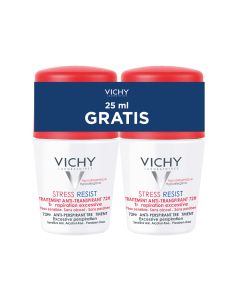 Vichy Roll-on STRESS RESIST dezodorans za regulaciju prekomjernog znojenja - 1+1 50% GRATIS