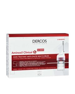 Vichy DERCOS AMINEXIL CLINICAL 5 Ampule protiv opadanja kose za žene x21