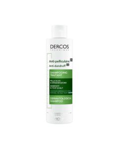Vichy DERCOS Šampon protiv prhuti za normalnu ili masnu kosu, 200 ml - kada prhut napadne naše vlasište, DERCOS AD šampon protiv prhuti za normalnu ili masnu kožu može vam pomoći!