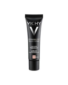 Vichy DERMABLEND 3D Korektivni puder za masnu kožu sklonu aknama s visokim stupnjem prekrivanja, 30 ml, 30 Beige