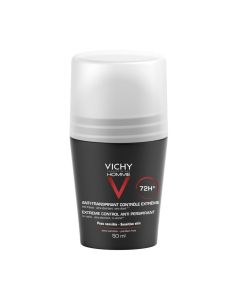 Vichy Hommer dezodoran roll-on extreme control anti-perspirant za osjetljivu kožu muškarca s 72 sata djelovanja  u bočici od 50 ml