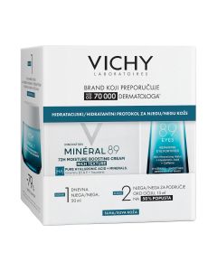 Vichy MINÉRAL 89 Hidratacijski protokol za njegu suhe kože