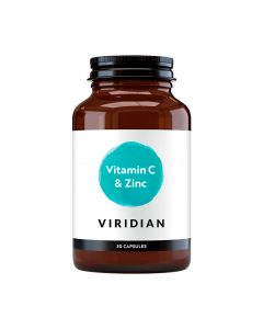 VIRIDIAN Vitamin C i cink 30 kapsula