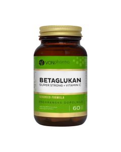 VONpharma Betaglukan Super strong + Vitamin C 60 kapsula