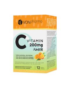 VONpharma Vitamin C 200 Junior gel za direktnu upotrebu 12 vrećica