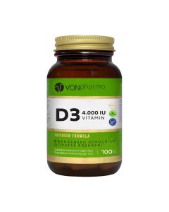 VONpharma Vitamin D3 4.000 IU 100 kapsula