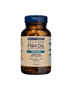 Wiley's Finest Wild Alaskan fish oil PEAK EPA 60 kapsula