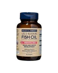 Wiley's Finest Wild Alaskan fish oil Prenatal DHA 60 kapsula